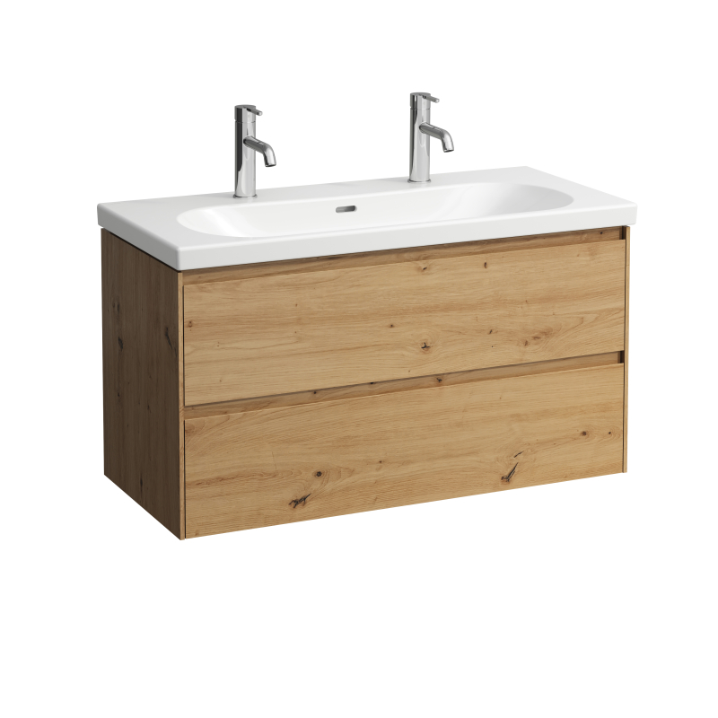 Szafka podumywalkowa 2 szuflady, 985x450x515, pasuje do umywalki LUA 810089 LAUFEN H4035621122671