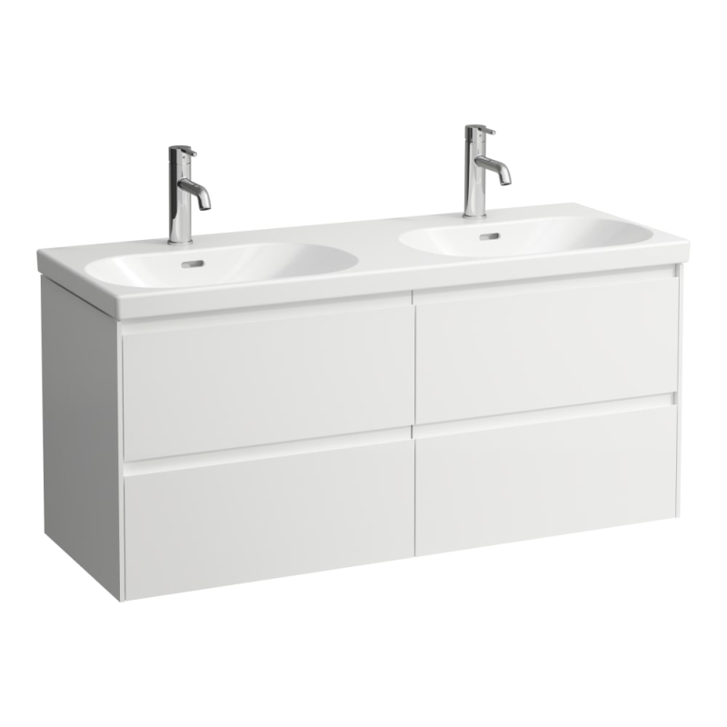LANI szafka podumywalkowa 1200, 4 szuflady, biały połysk, pasuje do LUA 814081 1180x515x450mm LAUFEN H4035741122611