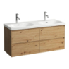 LANI szafka podumywalkowa 1200, 4 szuflady, dziki dąb, pasuje do LUA 814081 1180x515x450mm LAUFEN H4035741122671
