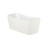 MAUI Square wanna Stonex 1550x700 wolnostojąca z syfonem, kolor beżowy zewnątrz / biały wewnątrz ROCA A2485020B0