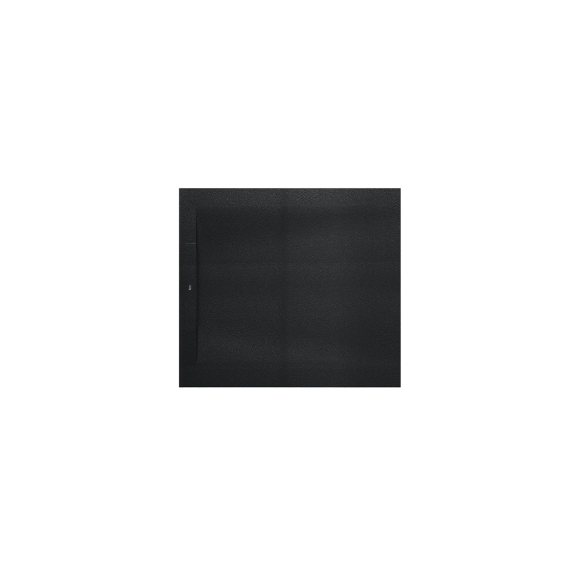 PYROS Brodzik kwadratowy 900 x 900 mm NISKI SYFON W KPL (H:68). CZARNY ROCA AP90138438403400