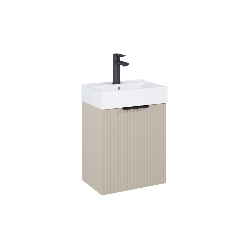REEF Zestaw łazienkowy Unik 45 cm, fume mat (bez syfonu) ROCA A852446539