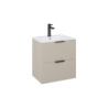 REEF Szafka łazienkowa 60 cm z 2 szufladami, do kompletacji z umywalką Hebe, fume mat ROCA A857954539