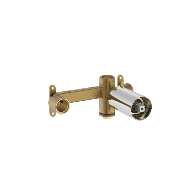 Element podtynkowy do montażu baterii umywalkowej podtynkowej PVD Inox ROCA A5E3501SM0