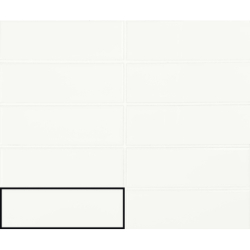 BAUH WHITE MAT 5X15 GAT.1 (P.96161)