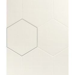 HEXAGON WHITE MAT 17,5X20,2 GAT.1 (P.96325)