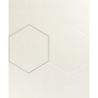 HEXAGON WHITE MAT 17,5X20,2 GAT.1 (P.96325)