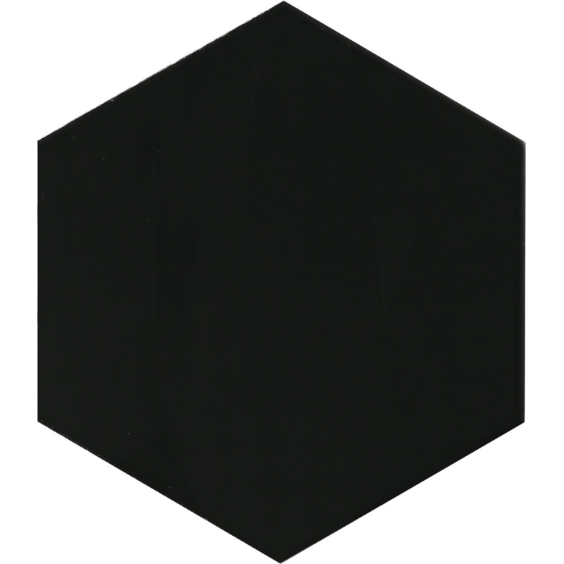 HEXAGON BLACK MAT 17,5X20,2 GAT.1 (P.96279)