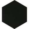 HEXAGON BLACK MAT 17,5X20,2 GAT.1 (P.96279)