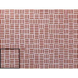 TINY BURGUNDY POŁYSK 10X10 GAT.1 (P.95941)