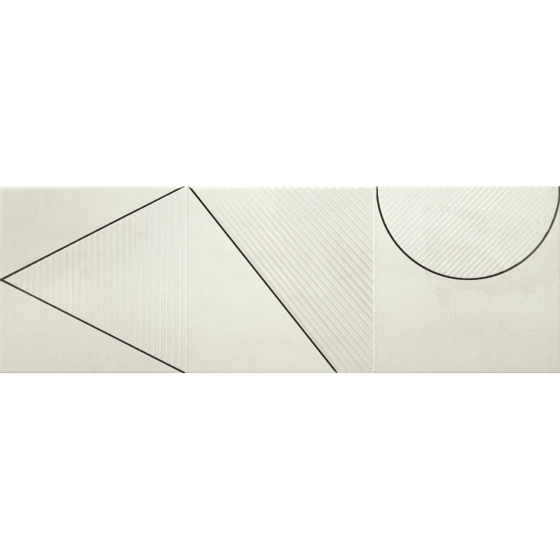 DECOR FORMS I WHITE MAT 20X60 GAT.1 (P.95873)