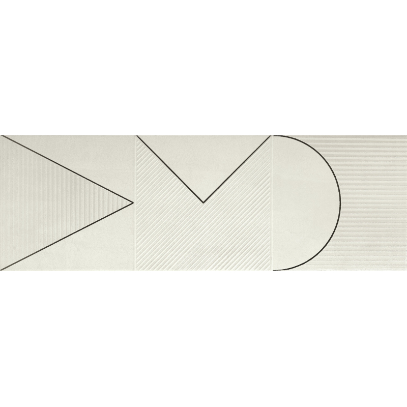 DECOR FORMS II WHITE MAT 20X60 GAT.1 (P.95875)