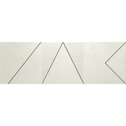 DECOR FORMS III WHITE MAT...
