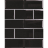 BISELADO NEGRO BRILLO POŁYSK 10X20 GAT.1 (P.95797)