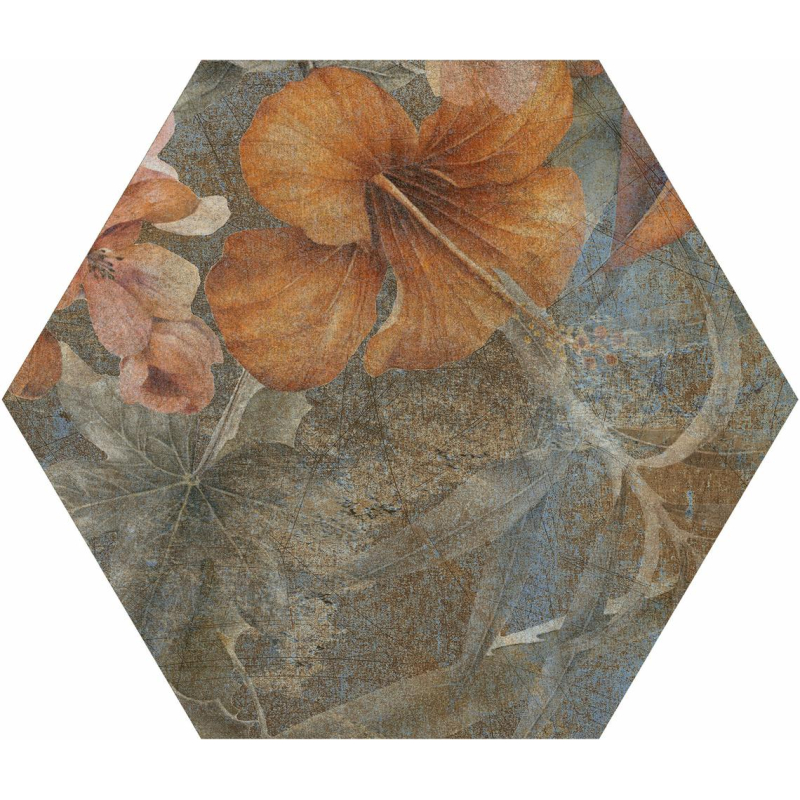 HIBISCUS BLUE MATT 23,2X26,7 GAT.1 (P.36779)