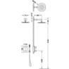 Zestaw baterii termostatycznej podtynkowej 2-drożnej prysznicowej Therm-box chrom TRES 06235004