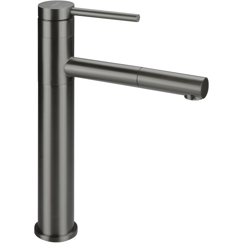 Bateria umywalkowa wysoka z wyciąganą wylewką Ora titanium DEANTE BGED22K