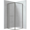 Kabina prysznicowa kwadratowa 90x90 cm Blur titanium DEANTE KQBD099P