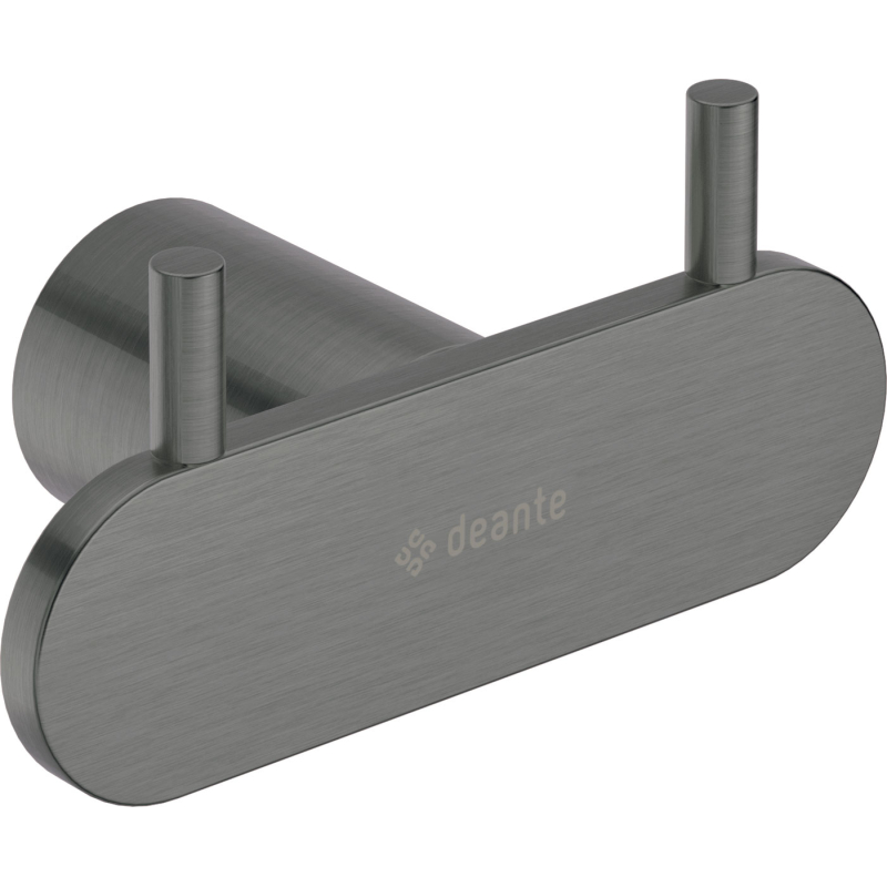 Haczyk podwójny Round titanium DEANTE ADRD121