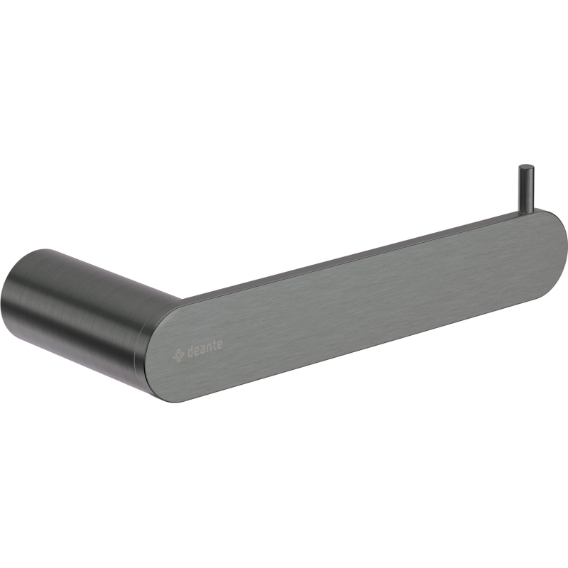 Uchwyt na papier toaletowy ścienny Round titanium DEANTE ADRD211