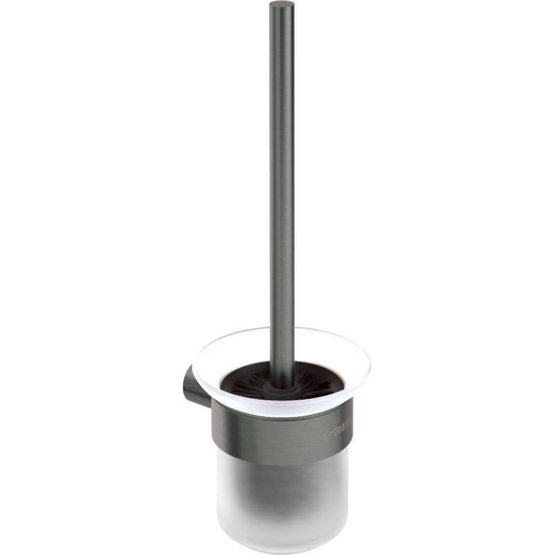 Szczotka WC wisząca Round titanium DEANTE ADRD711