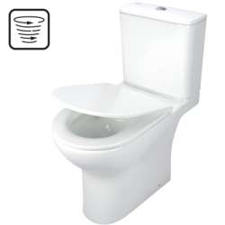 Miska WC kompakt bezkołnierzowa Jasmin biały DEANTE CDJD6RPP