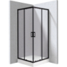 Kabina prysznicowa z brodzikiem kwadratowa 90x90 cm Funkia evo nero DEANTE KYCZN099P