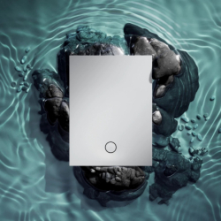 Aquarock kompozytowy brodzik prysznicowy antypoślizgowy, 90 x 120 cm, Aquarock m+ Biały mat OMNIRES AQUAROCK90-120BM
