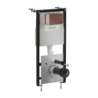 Set- strongframe stelaż podt. z eco spłuk.+ r45 stal. przy. spł., Eco flush Miedź antyk szczotkowana OMNIRES STFWCECO1R45-RORB