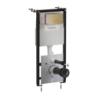 Set- strongframe stelaż podt. z eco spłuk. r45 stal. przy. spł., Eco flush Brąz antyk szczotkowany OMNIRES STFWCECO1R45-RBR