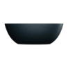 Wanna wolnostojąca z przelewem, 160 x 75 cm, Shell m+ Black lava mat OMNIRES SHELLWWZPBLV