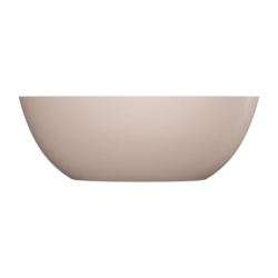 Wanna wolnostojąca z przelewem, 160 x 75 cm, Shell m+ Dune beige mat OMNIRES SHELLWWZPDB