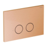 Set- strongframe stelaż podt. z eco spłuk. r45 stal. przy. spł., Eco flush set Miedź szczotkowana OMNIRES STFWCECO1R45-RCPB
