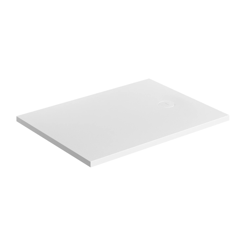Aquarock kompozytowy brodzik prysznicowy antypoślizgowy, 90 x 100 cm, Aquarock m+ Biały mat OMNIRES AQUAROCK90-100BM
