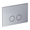 Set- strongframe stelaż podtynkowy + steel-r45 przycisk spłukujący, Flush set Nikiel szczotkowany OMNIRES STFWC1R45-RNI