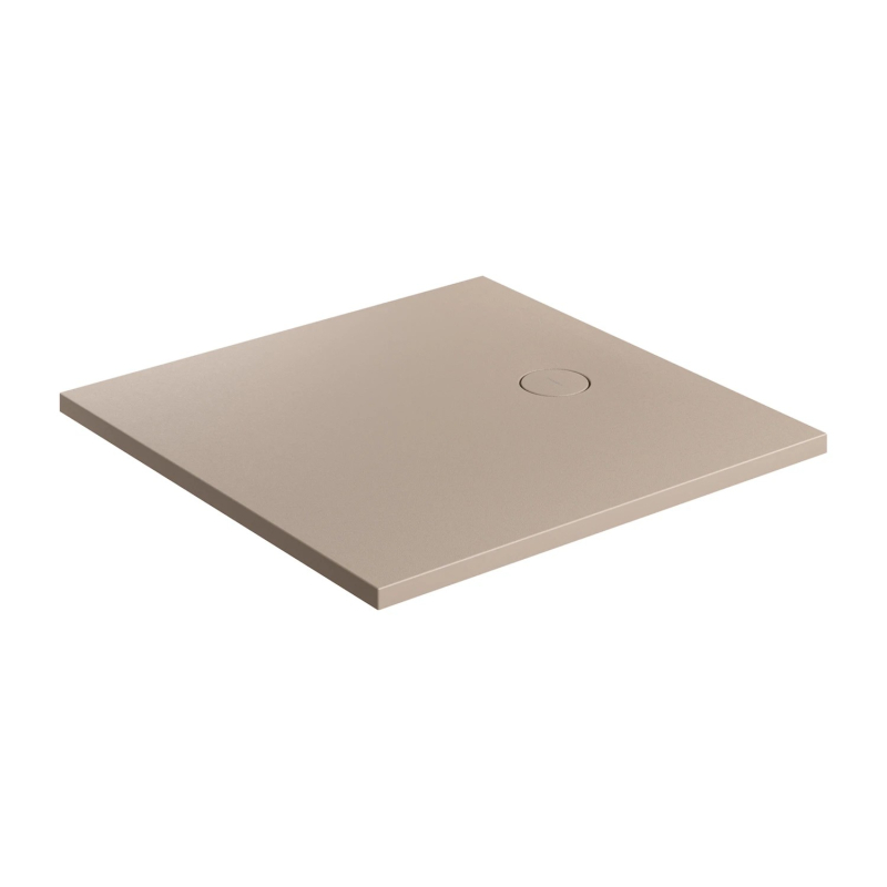 Aquarock kompozytowy brodzik prysznicowy antypoślizgowy, 80 x 80 cm, Aquarock m+ Dune beige mat OMNIRES AQUAROCK80-KDB