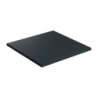 Aquarock kompozytowy brodzik prysznicowy antypoślizgowy, 80 x 80 cm, Aquarock m+ Black lava mat OMNIRES AQUAROCK80-KBLV