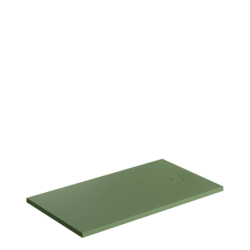 Aquarock kompozytowy brodzik prysznicowy antypoślizgowy, 80 x 140 cm, Aquarock m+ Olive mat OMNIRES AQUAROCK80-140OL
