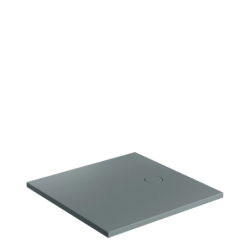 Aquarock kompozytowy brodzik prysznicowy antypoślizgowy, 80 x 80 cm, Aquarock m+ Ash grey mat OMNIRES AQUAROCK80-KAG