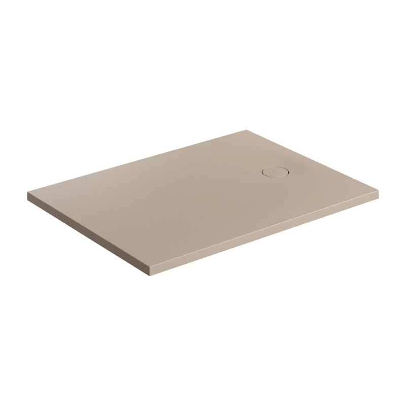 Aquarock kompozytowy brodzik prysznicowy antypoślizgowy, 80 x 100 cm, Aquarock m+ Dune beige mat OMNIRES AQUAROCK80-100DB