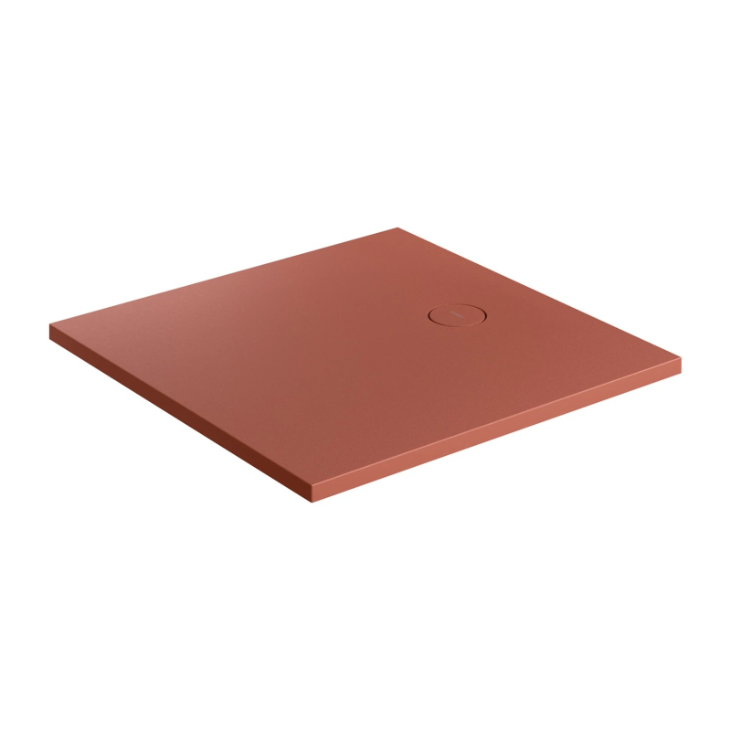 Aquarock kompozytowy brodzik prysznicowy antypoślizgowy, 80 x 80 cm, Aquarock m+ Terracotta mat OMNIRES AQUAROCK80-KTE