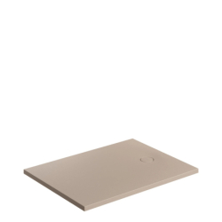 Aquarock kompozytowy brodzik prysznicowy antypoślizgowy, 90 x 100 cm, Aquarock m+ Dune beige mat OMNIRES AQUAROCK90-100DB