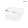 Miska WC wisząca myjąca z powłoką SmartClean z deską biała SmartFrisk OLTENS 42038000