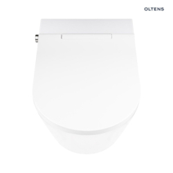 Miska WC wisząca myjąca z powłoką SmartClean z deską biała SmartFrisk OLTENS 42038000