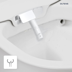 Miska WC wisząca myjąca z powłoką SmartClean z deską biała SmartFrisk OLTENS 42038000