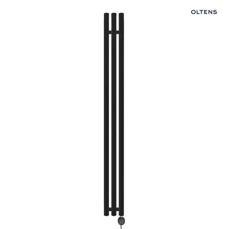 Grzejnik elektryczny 150x15 cm czarny mat Stang (e) OLTENS 55119300