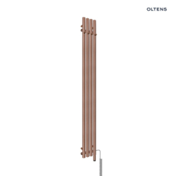 Grzejnik elektryczny 180x20,5 cm miedź szczotkowana Stang (e) OLTENS 55112610
