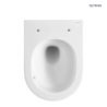 OneForm Stille PureRim miska WC wisząca z powłoką SmartClean biały połysk Hamnes OLTENS 42552000