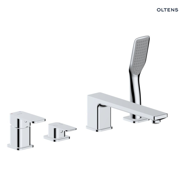 Bateria wannowo-prysznicowa nawannowa 4-otworowa chrom Hadsel OLTENS 34203100