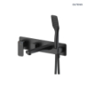 Bateria wannowo-prysznicowa podtynkowa 4-otworowa czarny mat Hadsel OLTENS 34109300